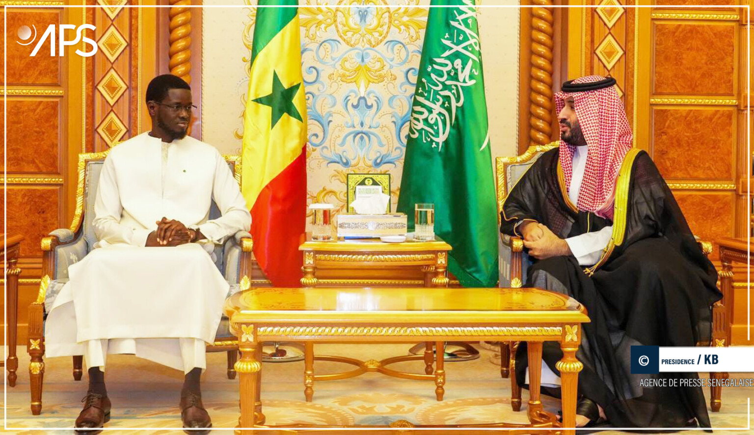 Le renforcement de la coopération au menu d’échanges entre Bassirou Diomaye Faye et le prince héritier d’Arabie Saoudite
